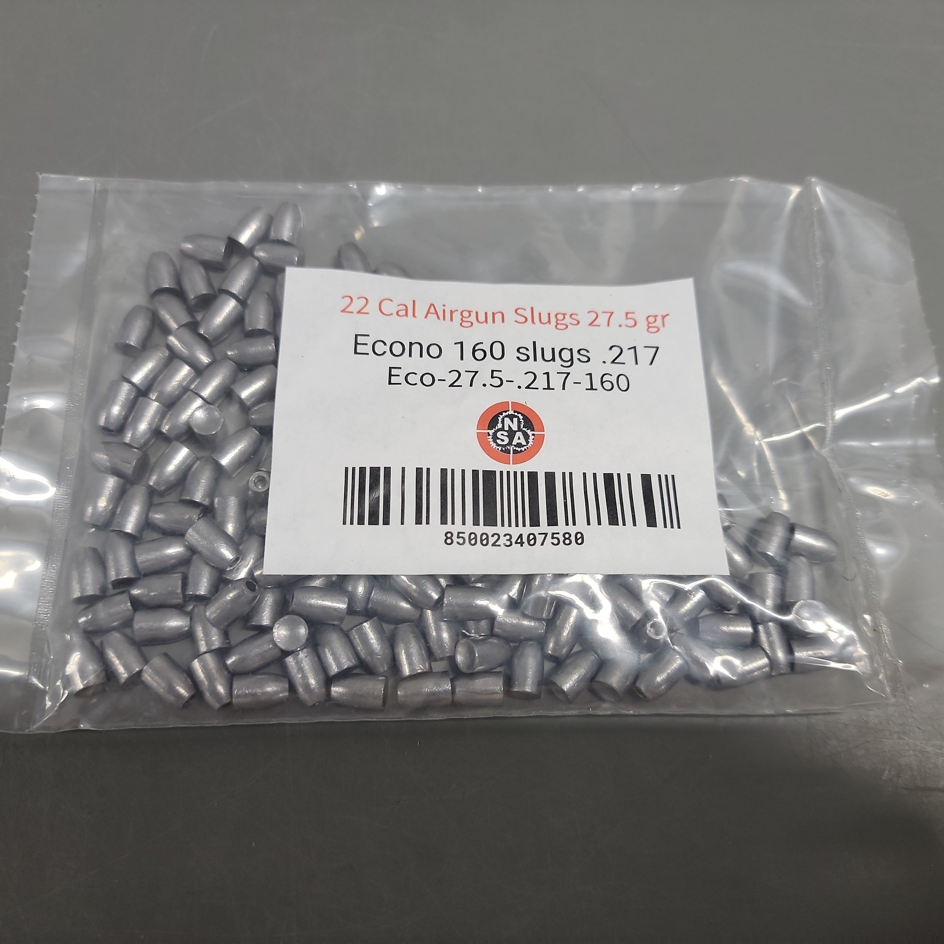 22 Cal Airgun Slugs 27.5 gr