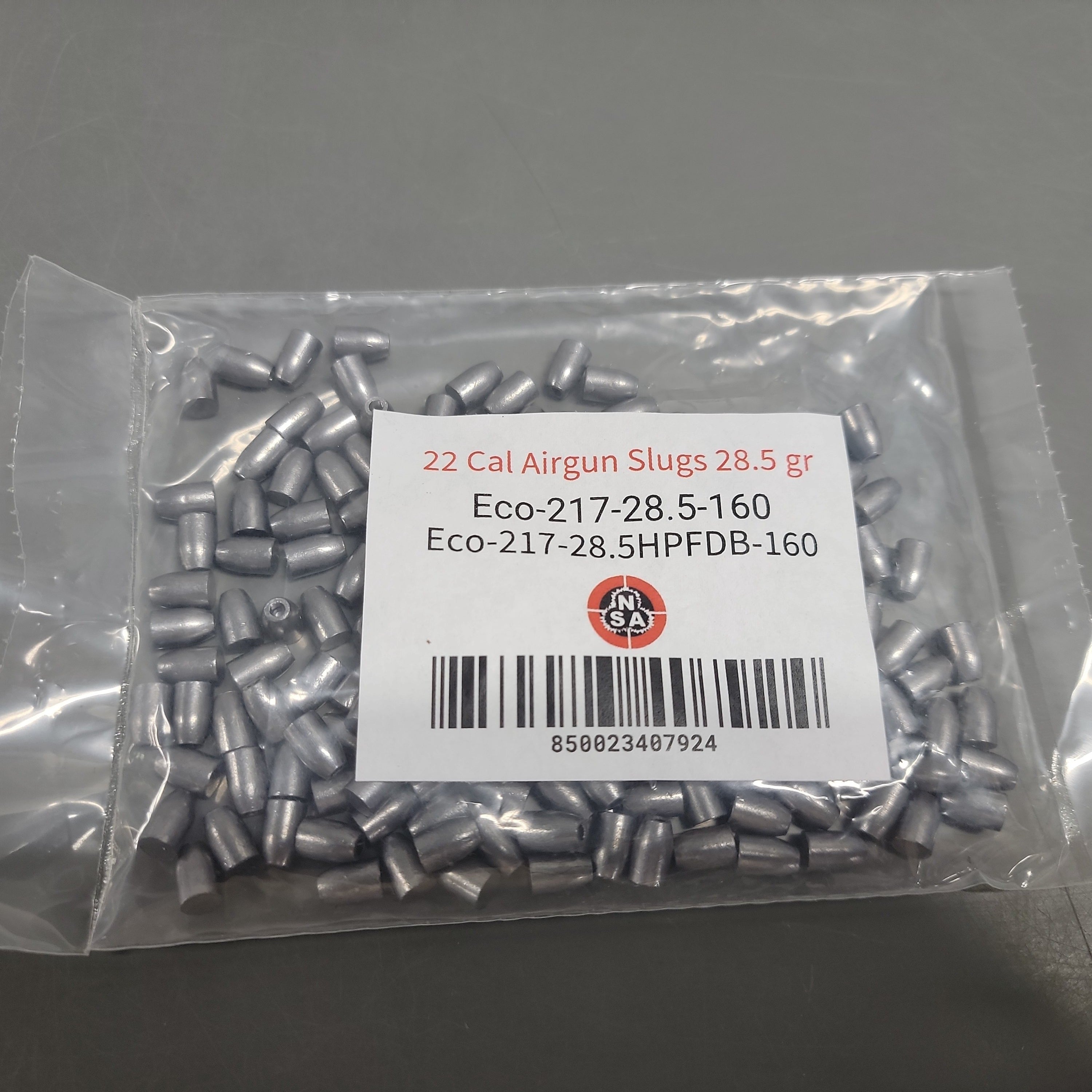 22 Cal Airgun Slugs 28.5 gr