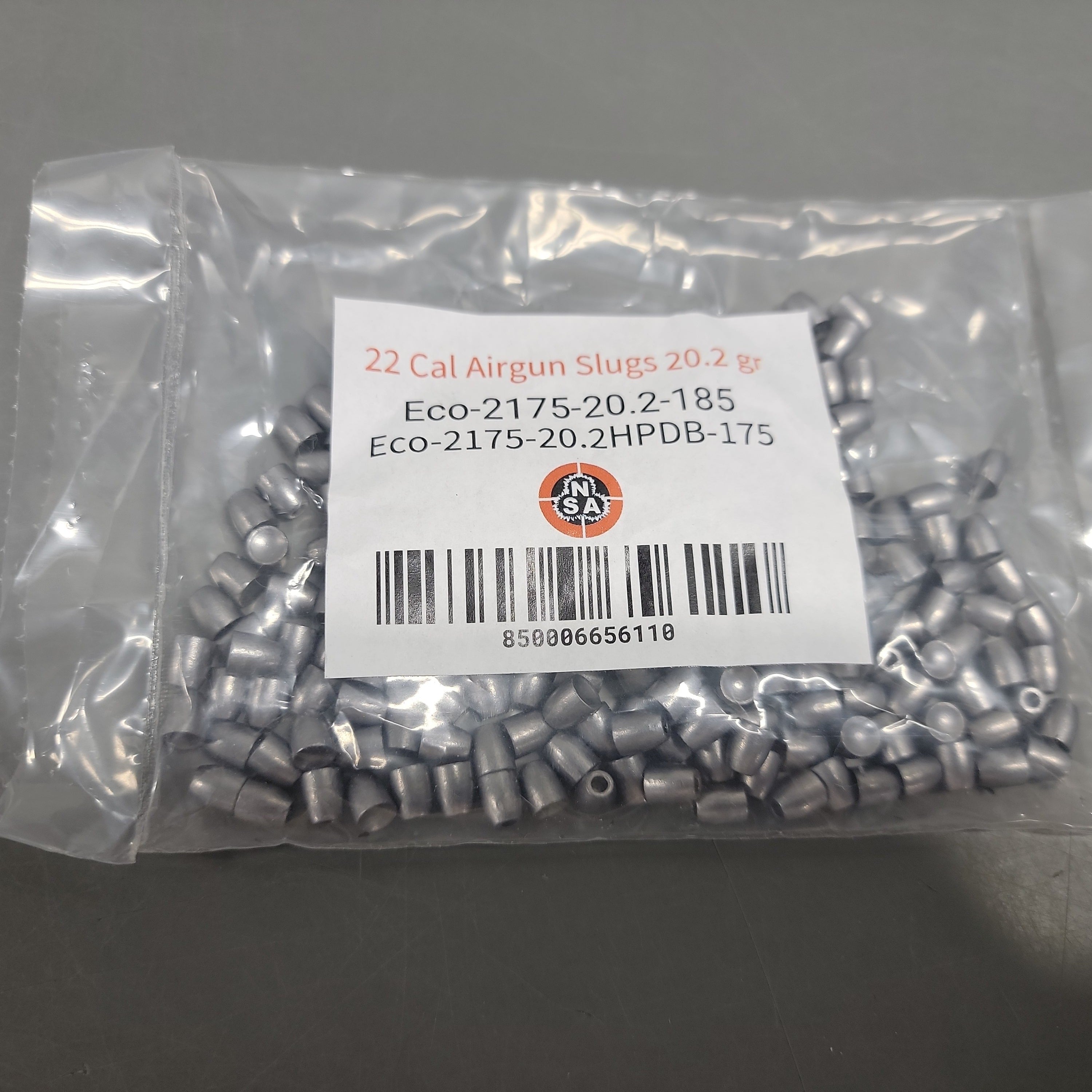 22 Cal Airgun Slugs 20.2 gr