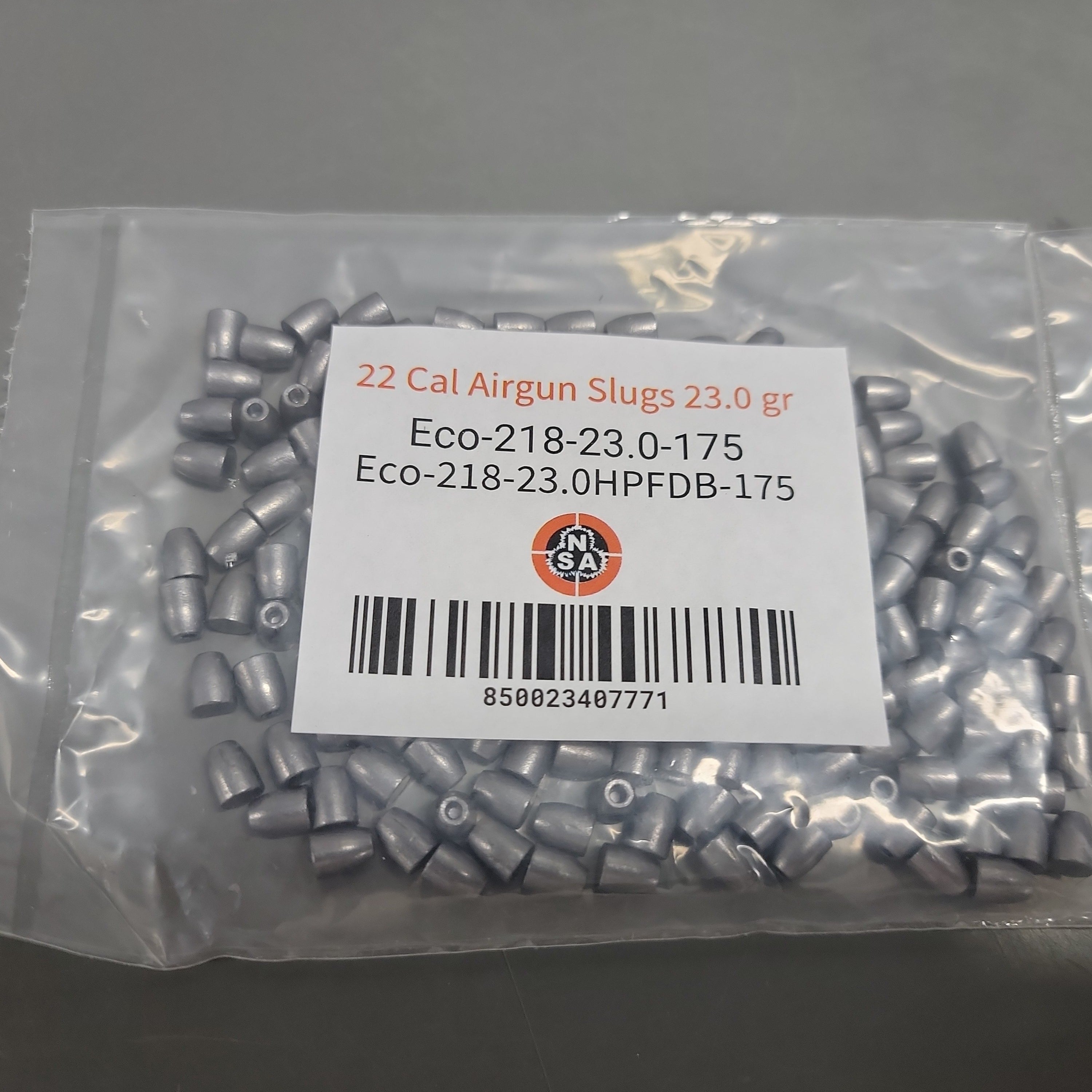 22 Cal Airgun Slugs 23.0 gr