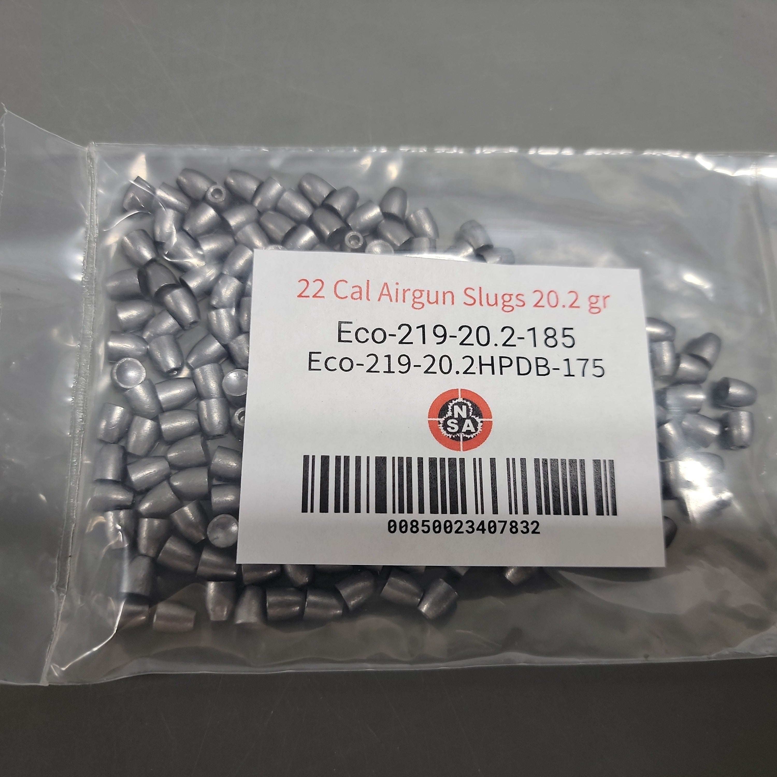 22 Cal Airgun Slugs 20.2 gr