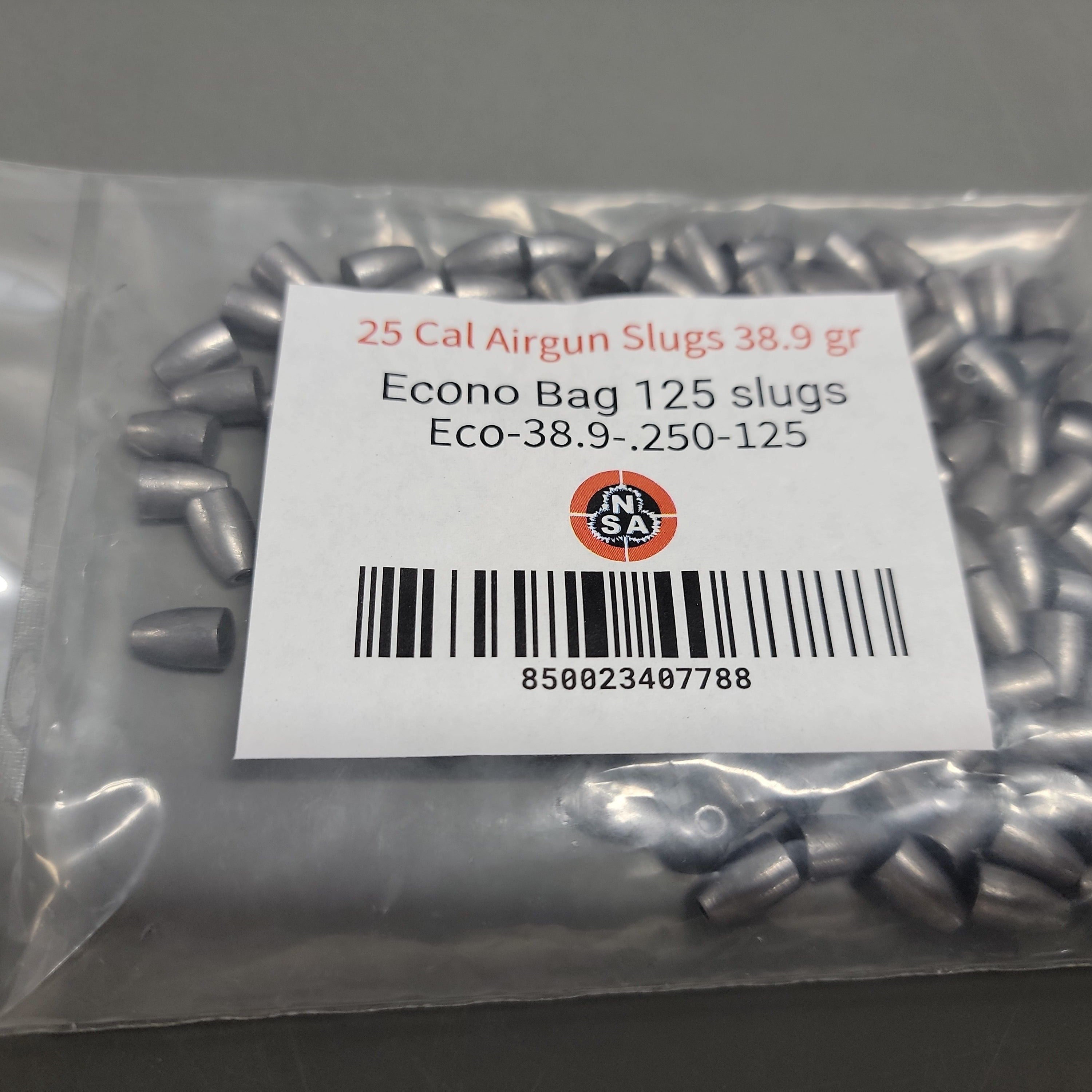 25 Cal Airgun Slugs 38.9 gr