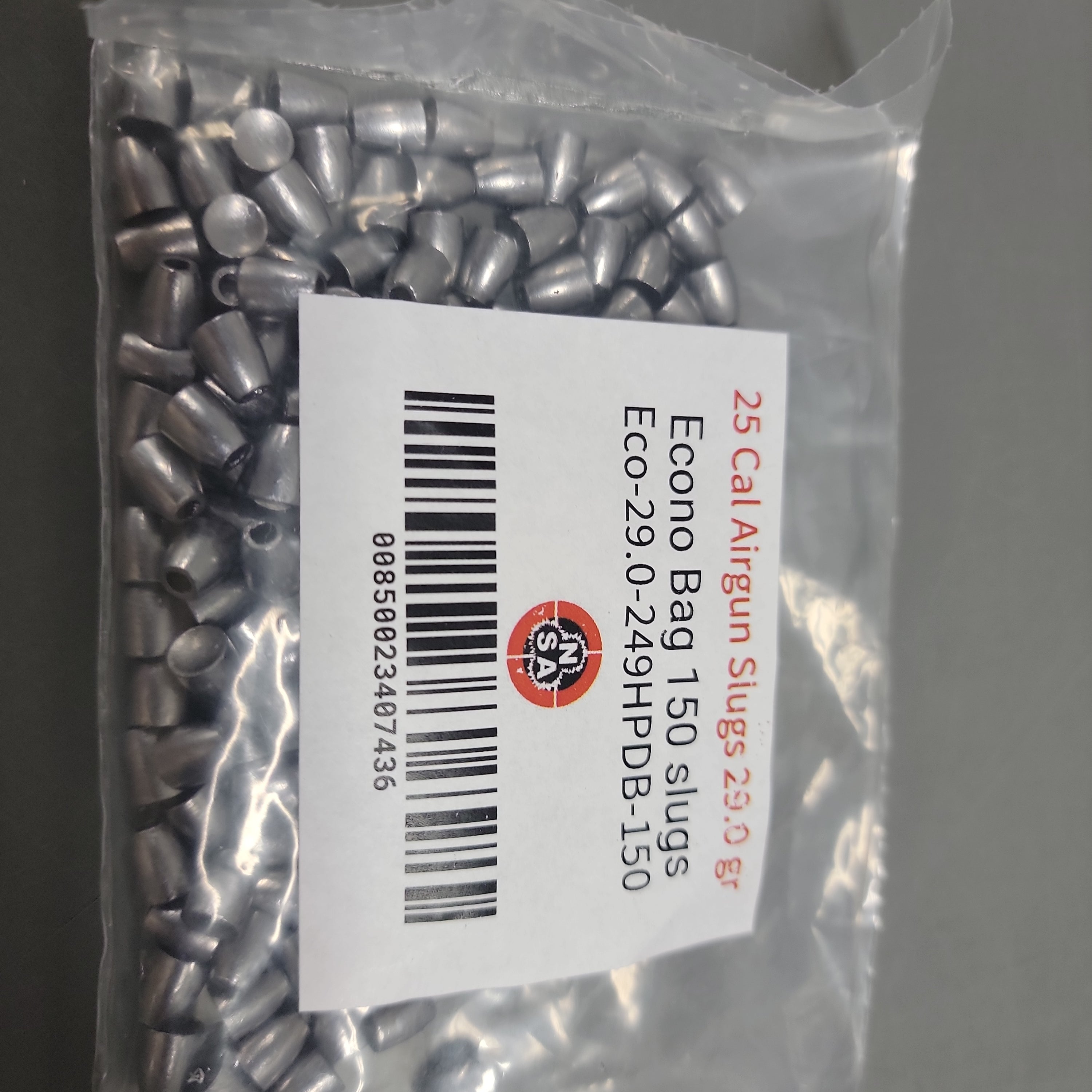 25 Cal Airgun Slugs 29.0 gr