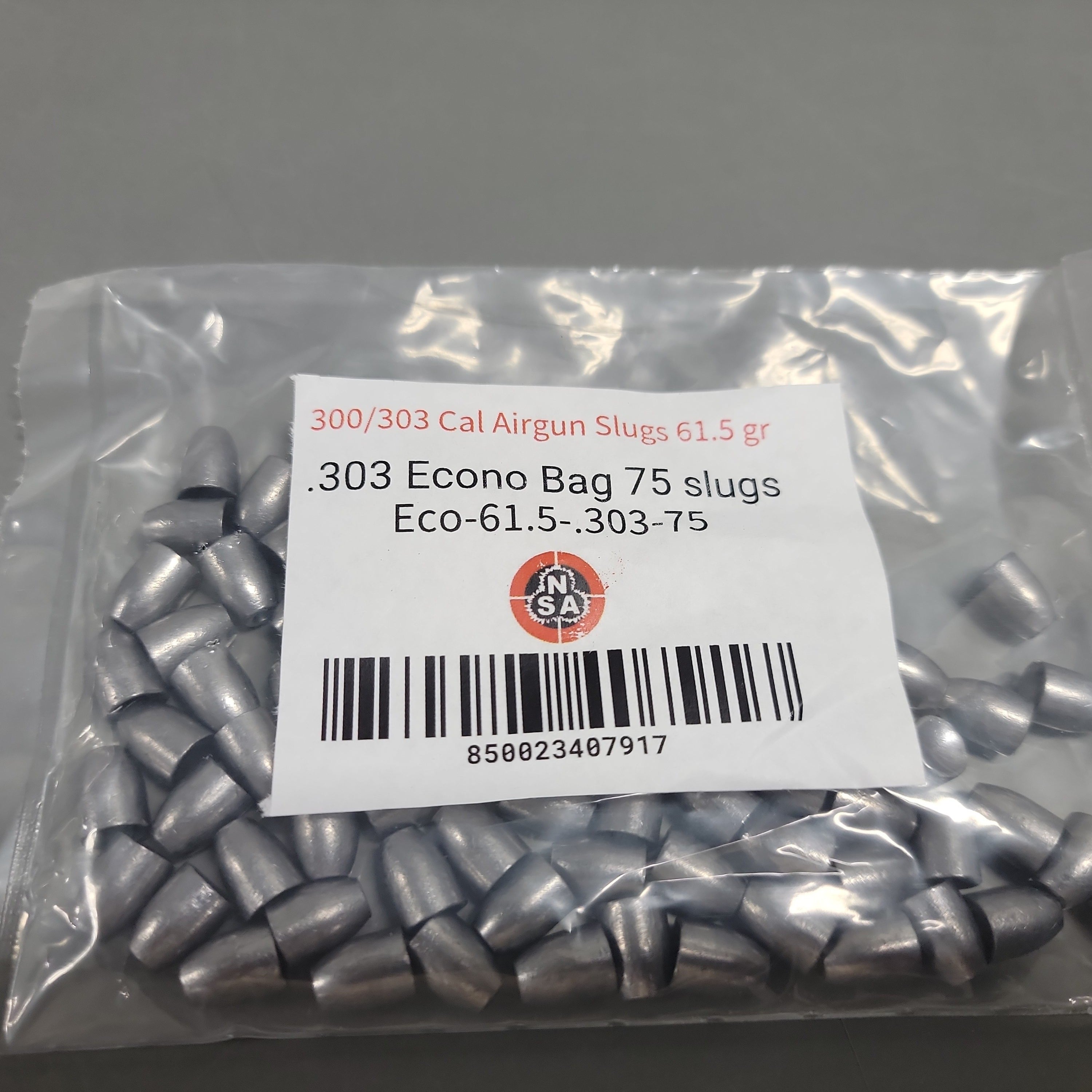 300/303 Cal Airgun Slugs 61.5 gr