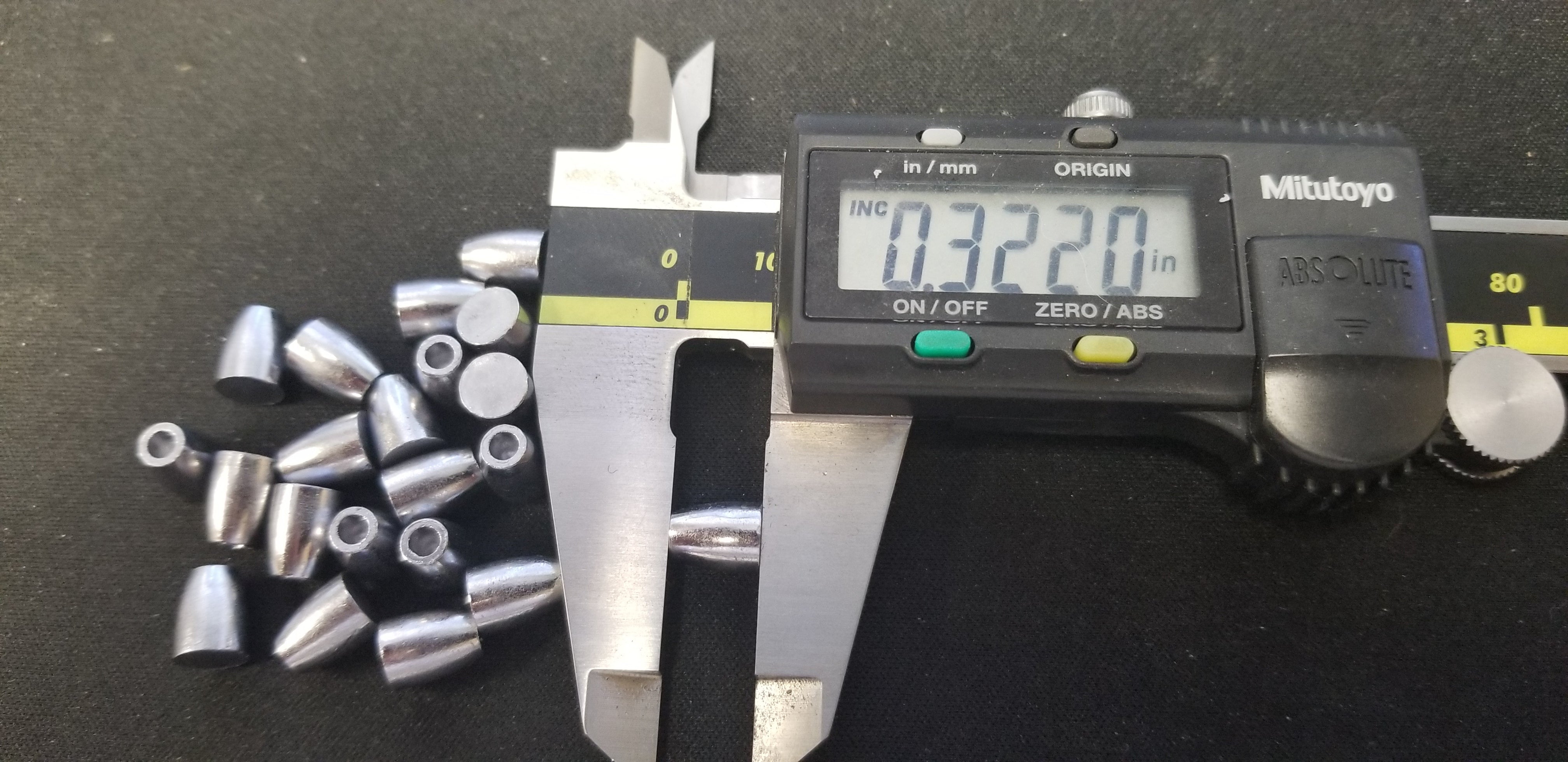 25 Cal Airgun Slugs 33.5 gr
