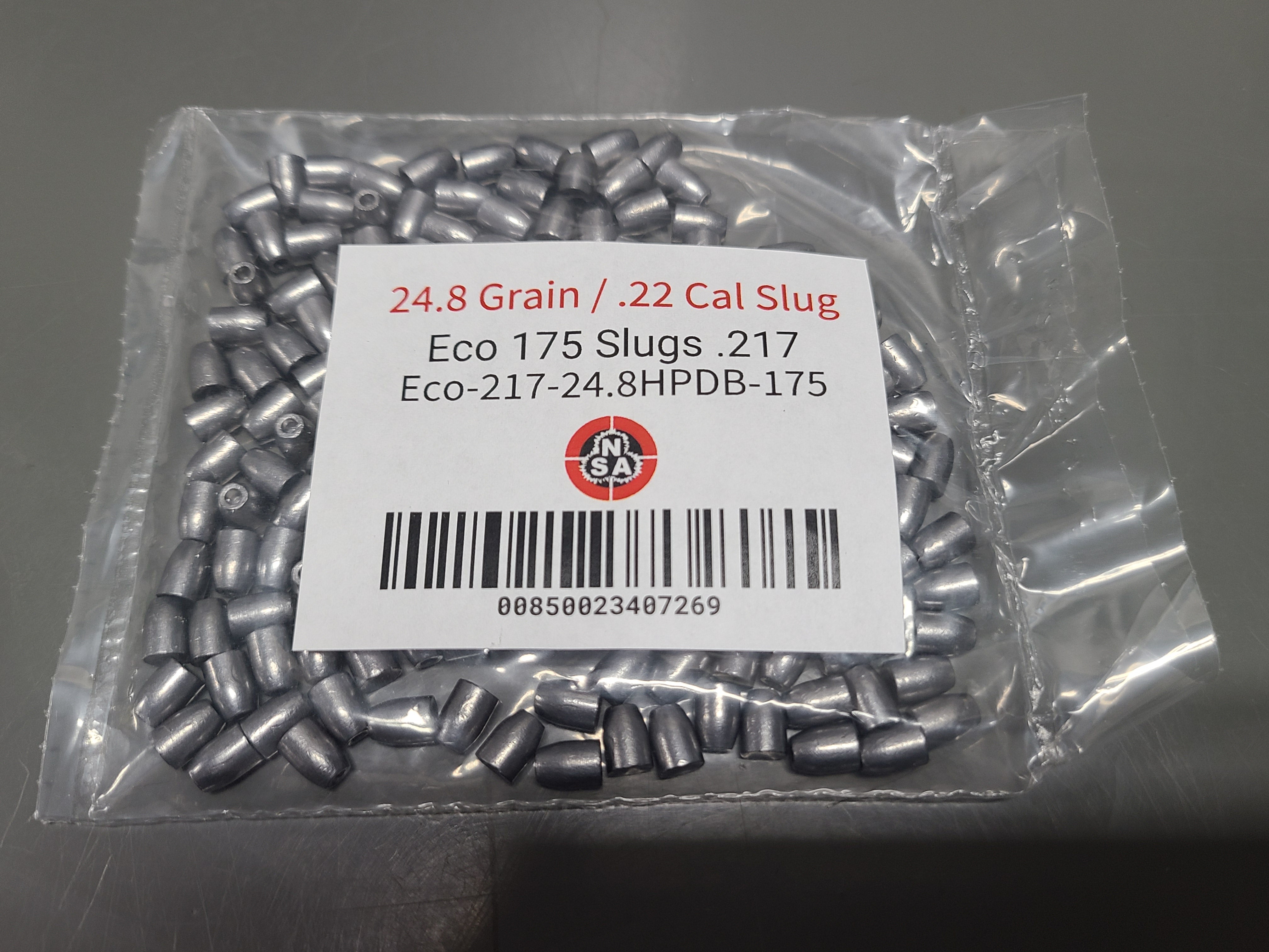 22 Cal Airgun Slugs 24.8 gr