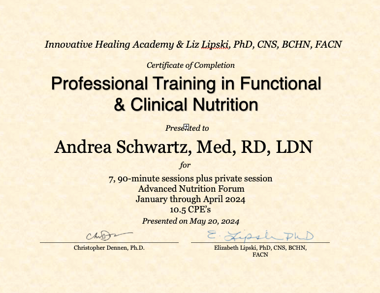 Professional Training in Functional & Clinical Nutrition