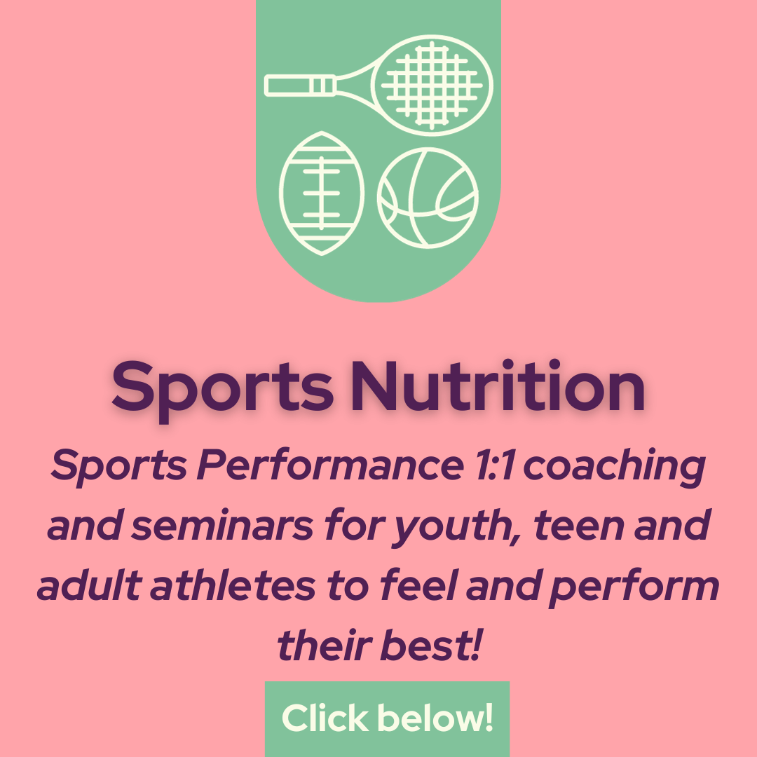 Sports nutrition, youth sports, teen sports, performance nutrition New Jersey