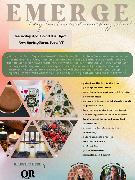 EMERGE 1-day Heart Centered Nourishing Retreat