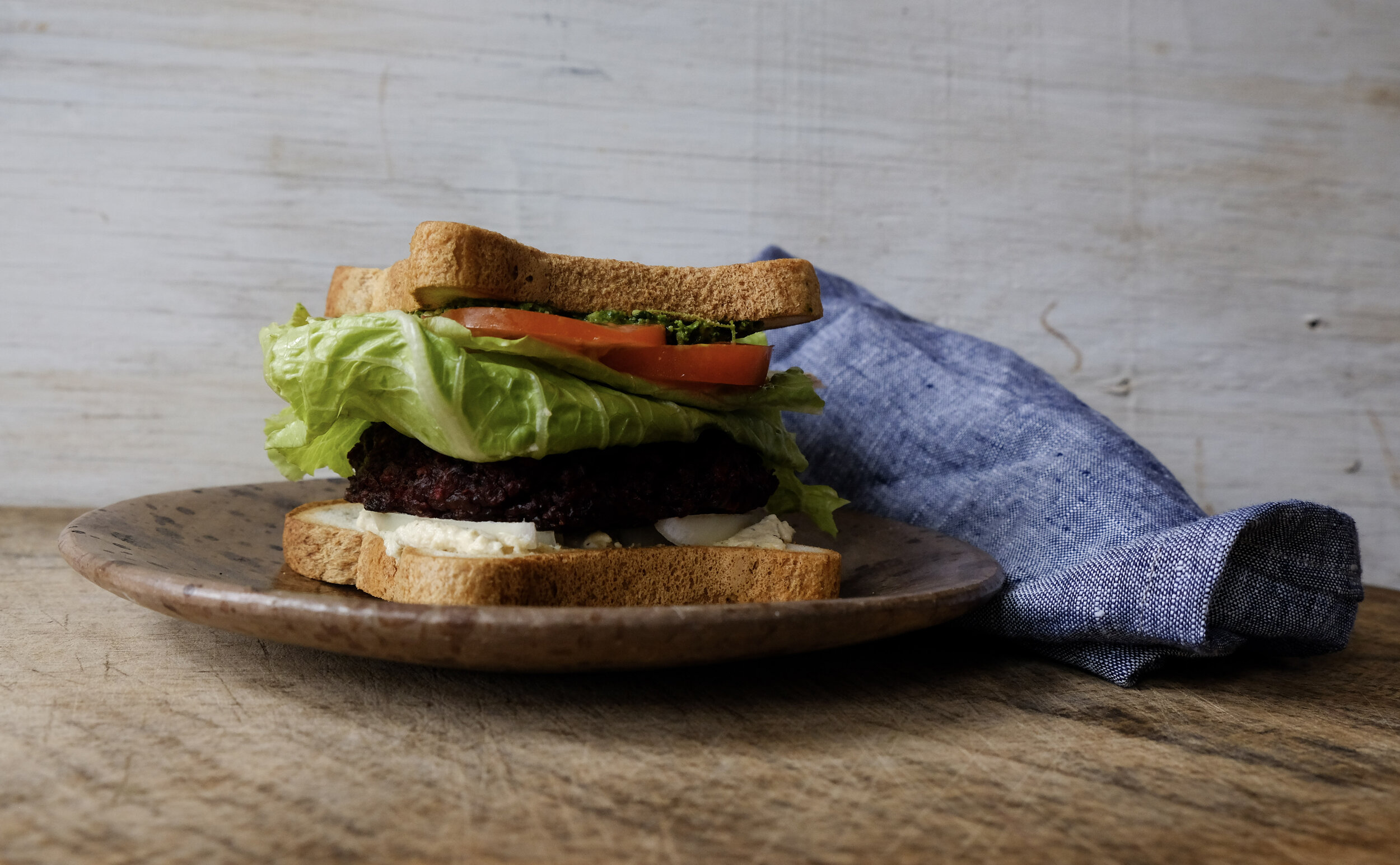 I often use gluten-free bread instead of a bun. Although SF! buns are a fav of mine :)