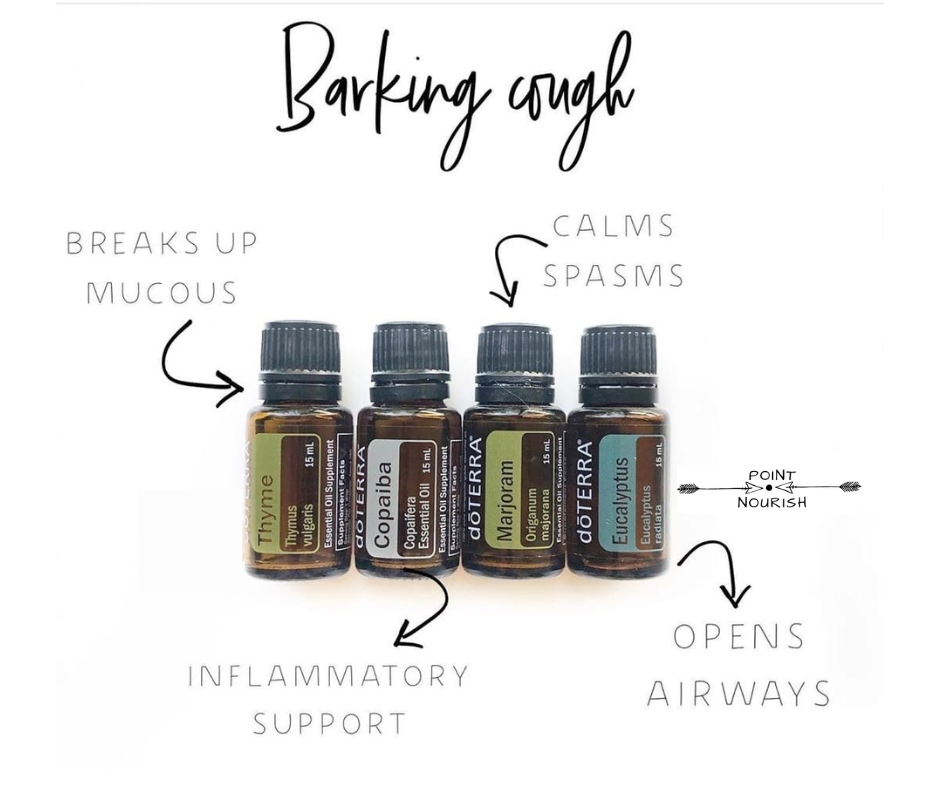 essential oils for a barking cough
