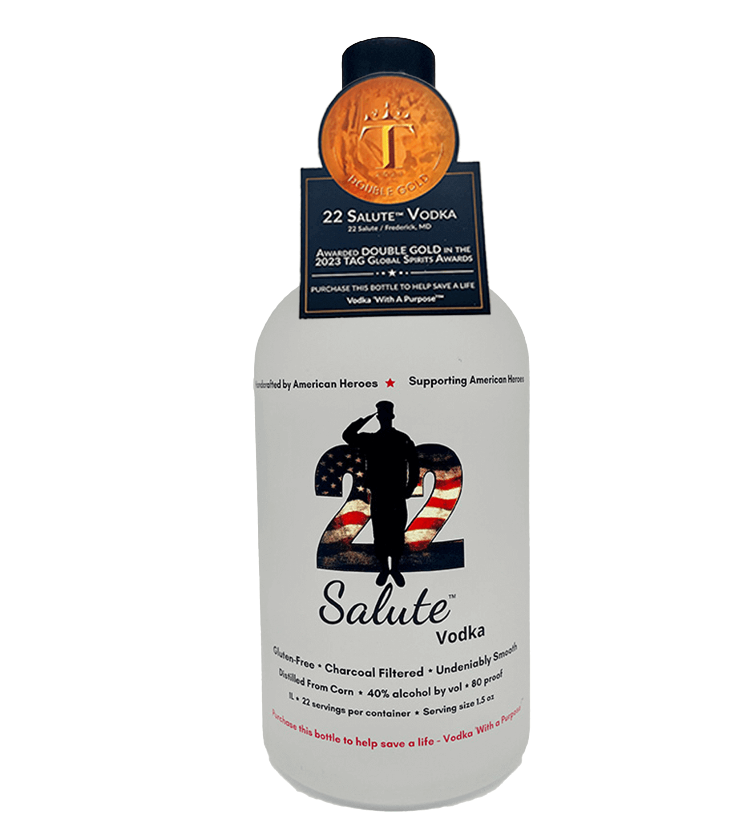 22 Salute Vodka 'With A Purpose