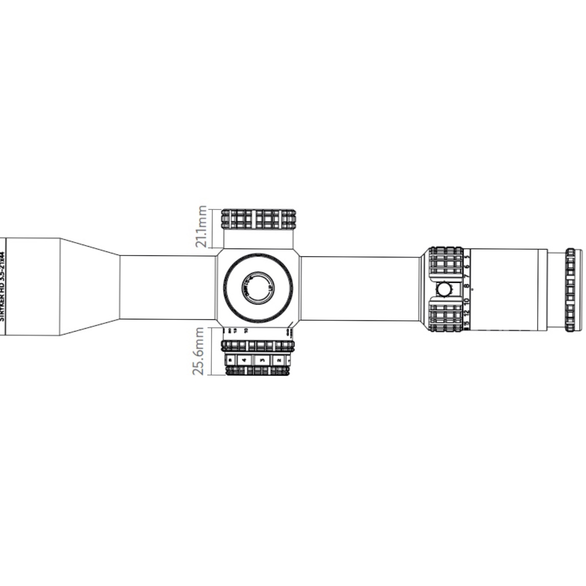 Delta Stryker 3.5-21X44 FFP