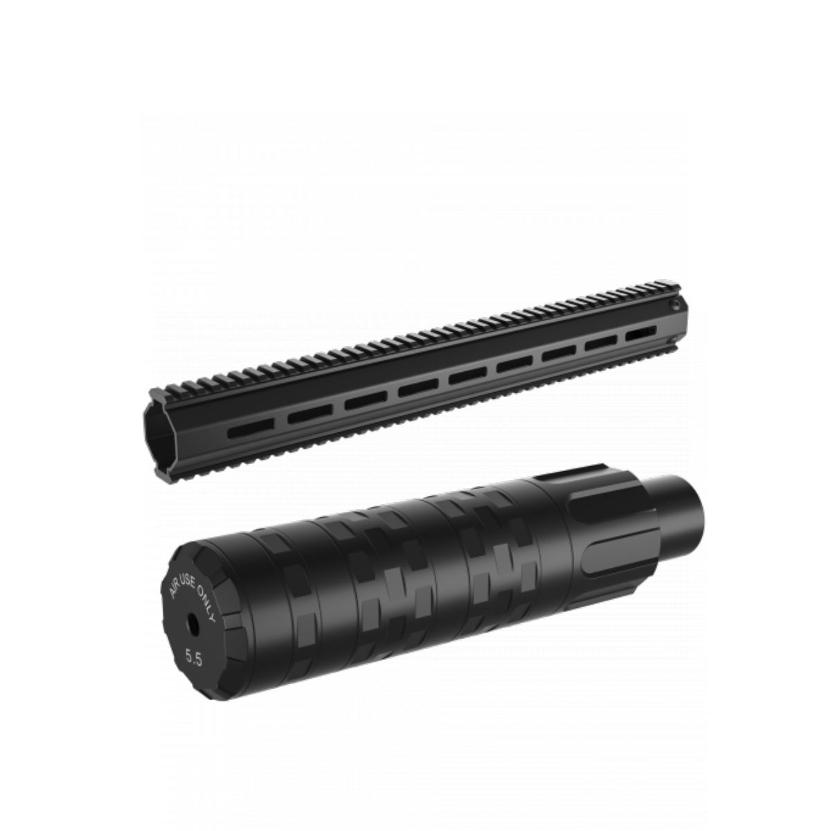 Behemoth TRI-LUG Silencer Picatinny Rail - EDgun Leshiy 2