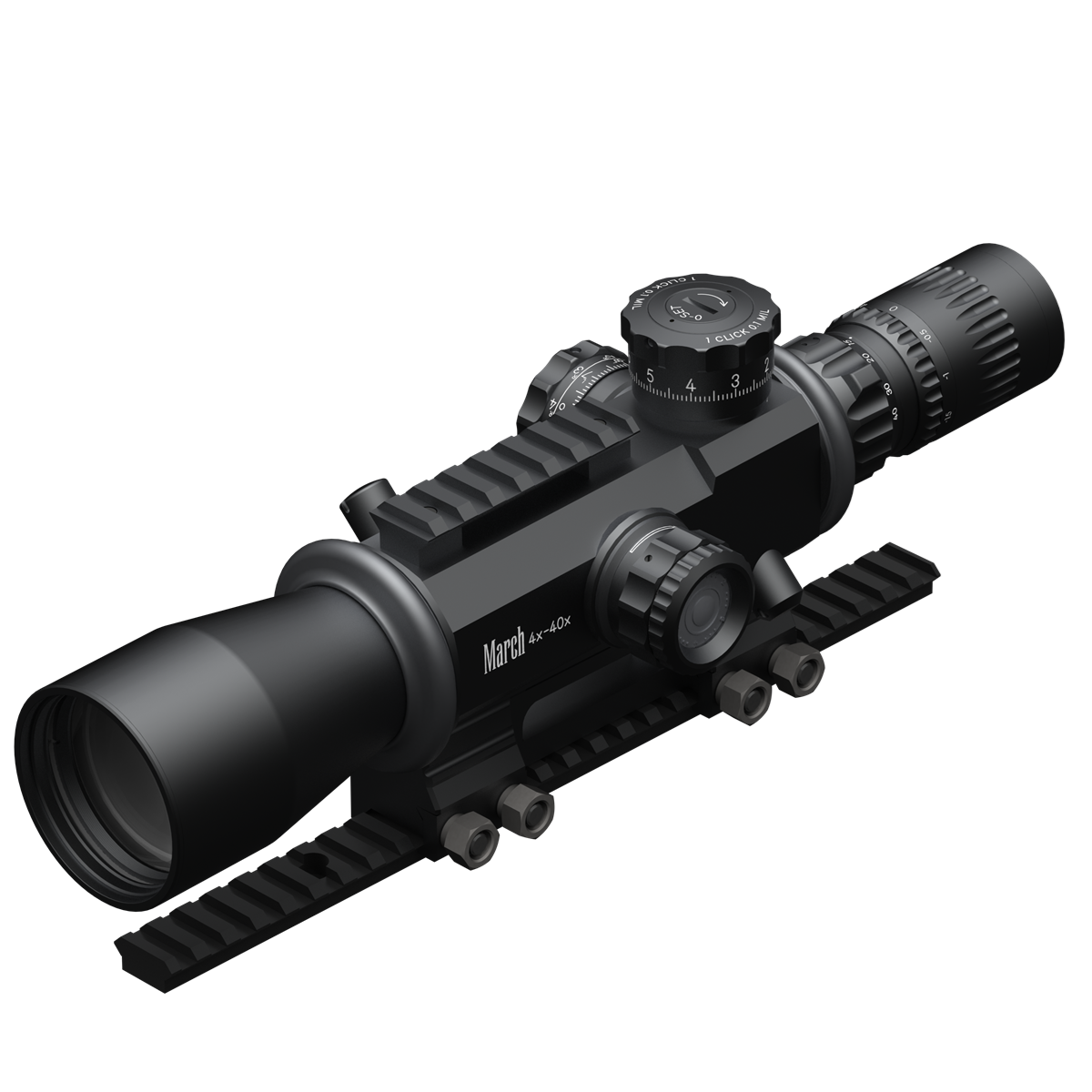 March Genesis 4-40X52 Highmaster (.05MIL)