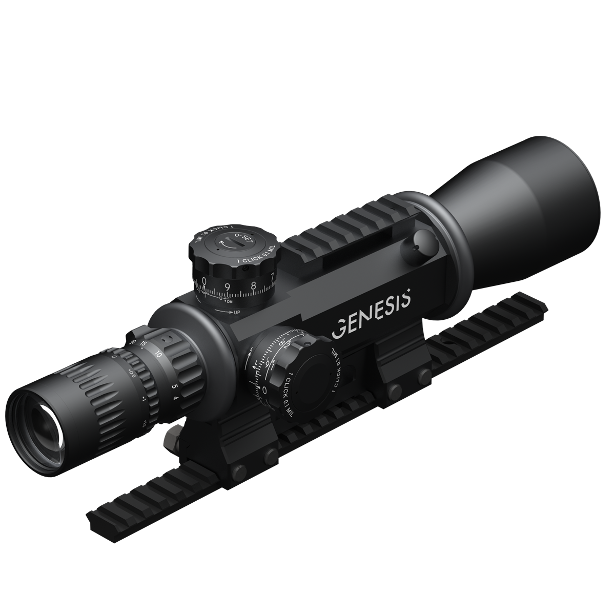 March GENESIS 4x-40x52mm 1/4 MOA