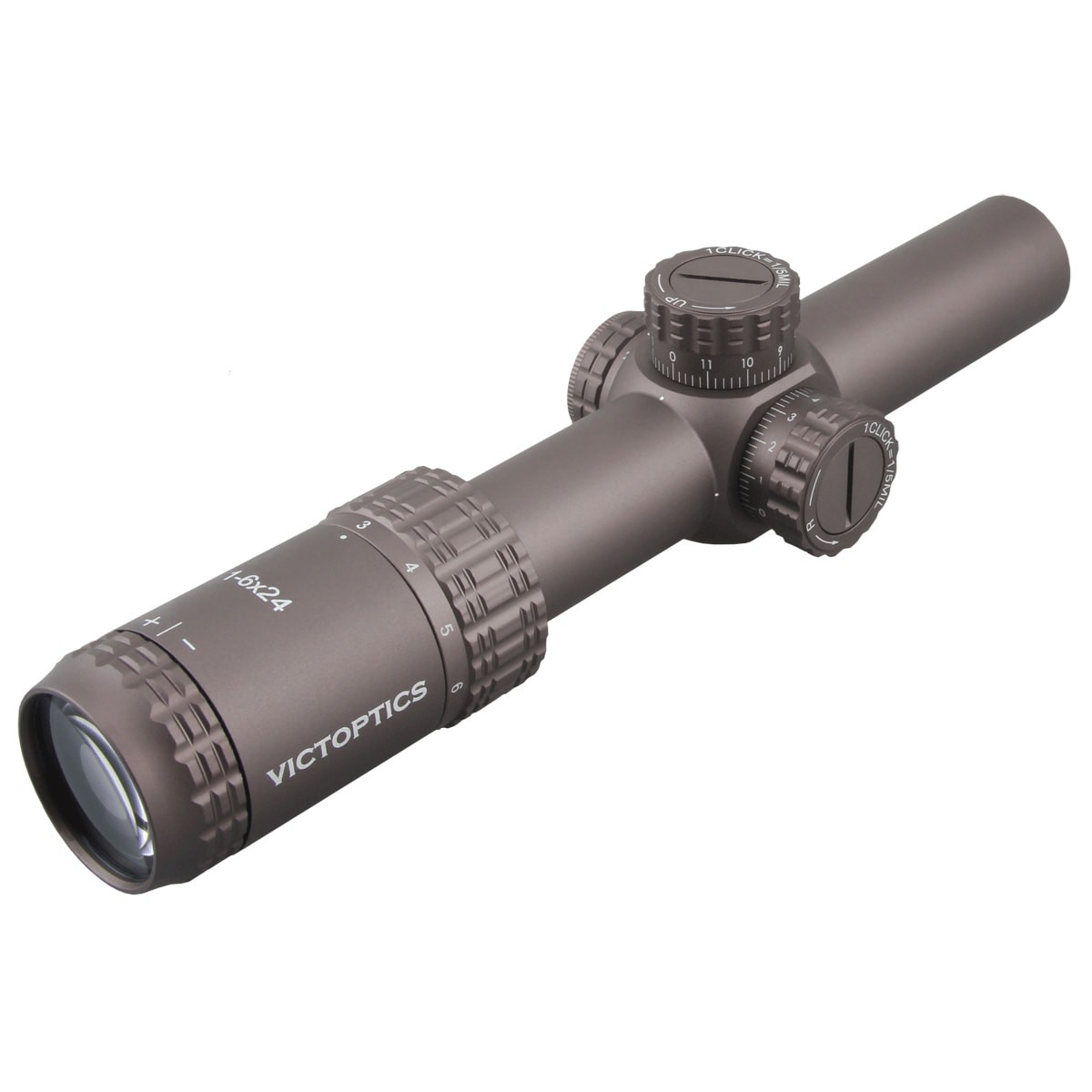 Victoptics S6 1-6x24 SFP Burnt Brown