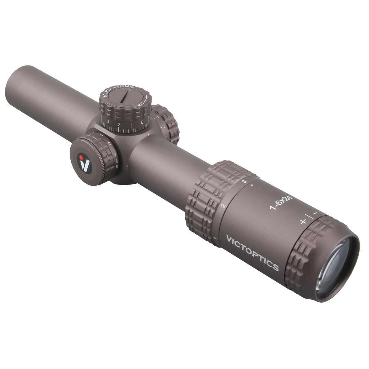 Victoptics S6 1-6x24 SFP Burnt Brown