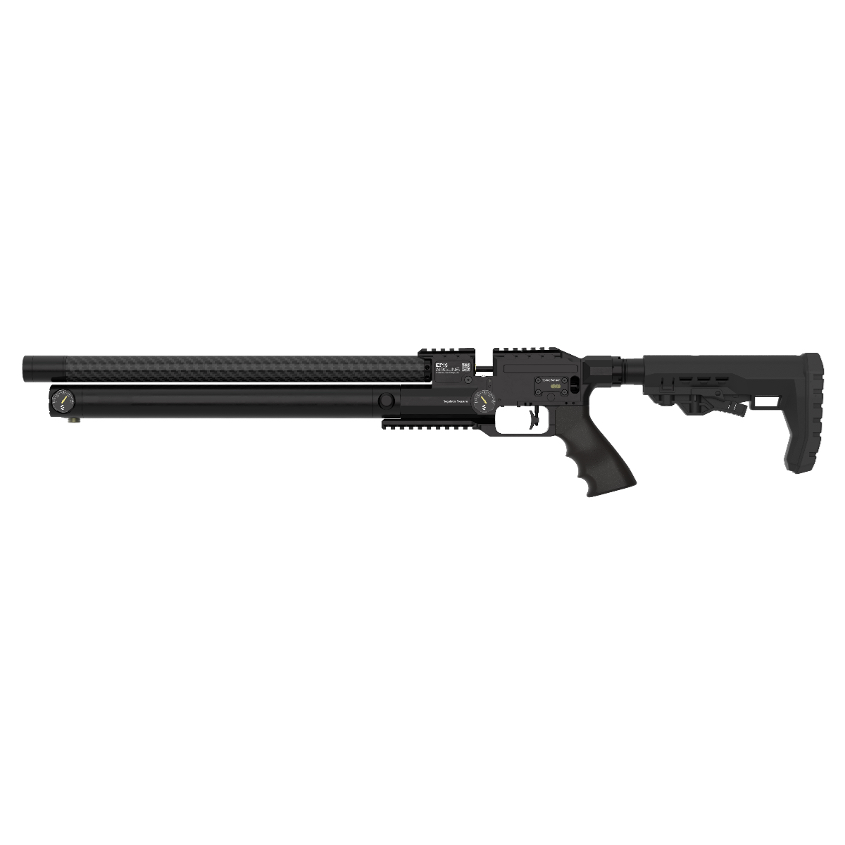 Left side view of the 420mm Epic Vision Classic highlighting the modular AR-stock.