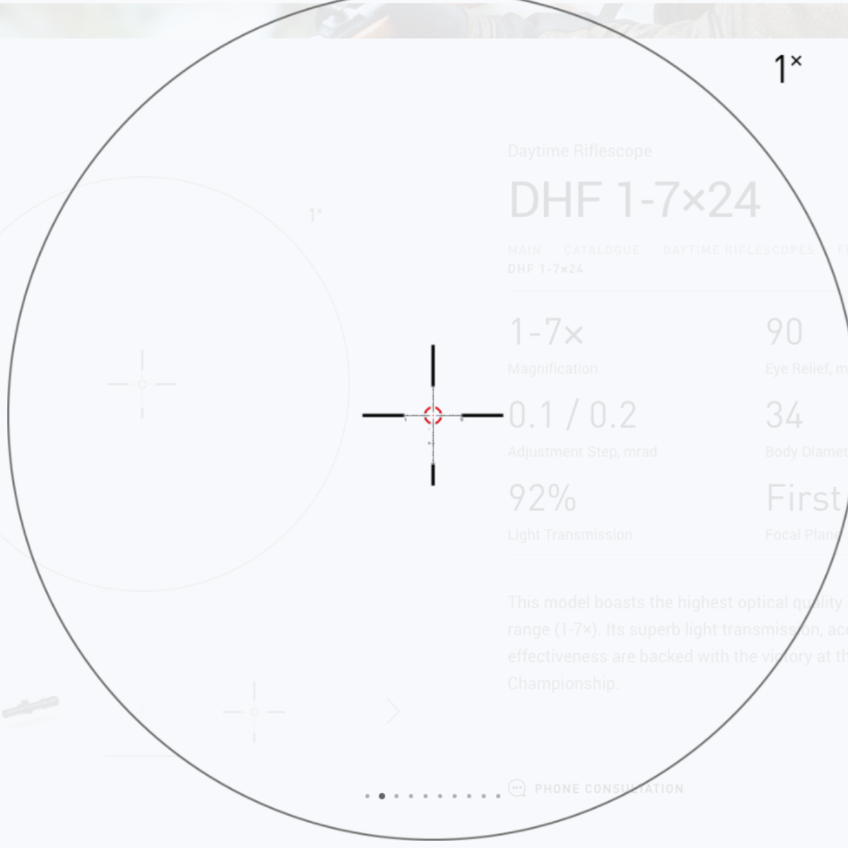 Dedal -NV DHF 1-7X24 FFP