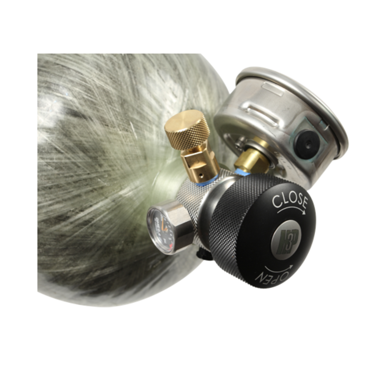 Omega 100 cu. ft. 4500psi Tank HP3 Valve