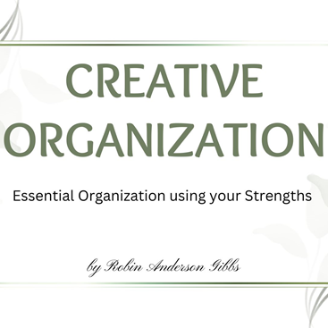 Creative Organization Workshop $19