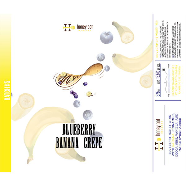 Blueberry Banana Crepe - 375ml