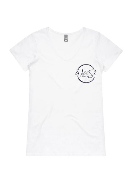 Women's V-Neck Tee White