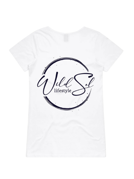 Women's V-Neck Tee White