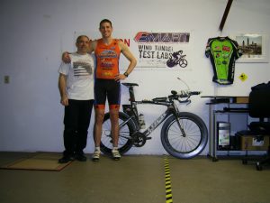 Colin and Armand at Wind Tunnel