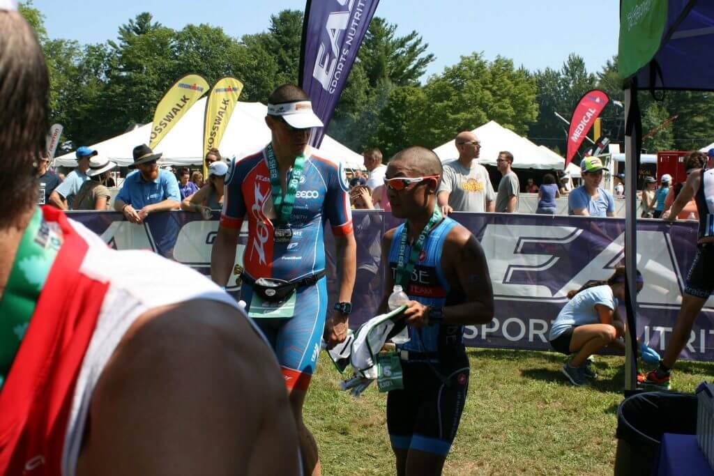 Elliot and I at finish