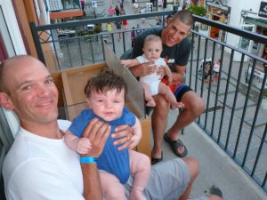 Nate and Colin with babiest at IMMT