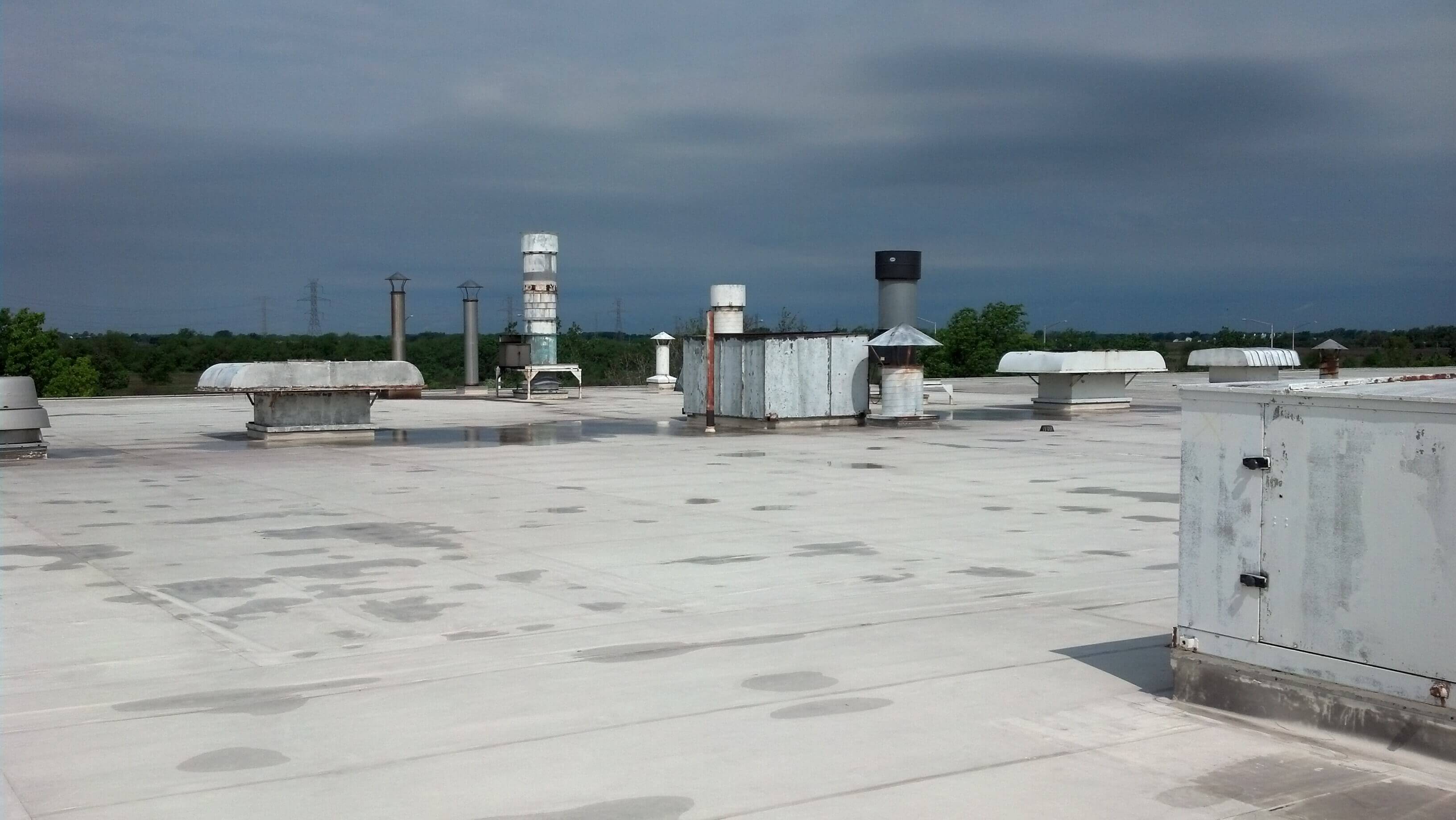 View from the top of the building.