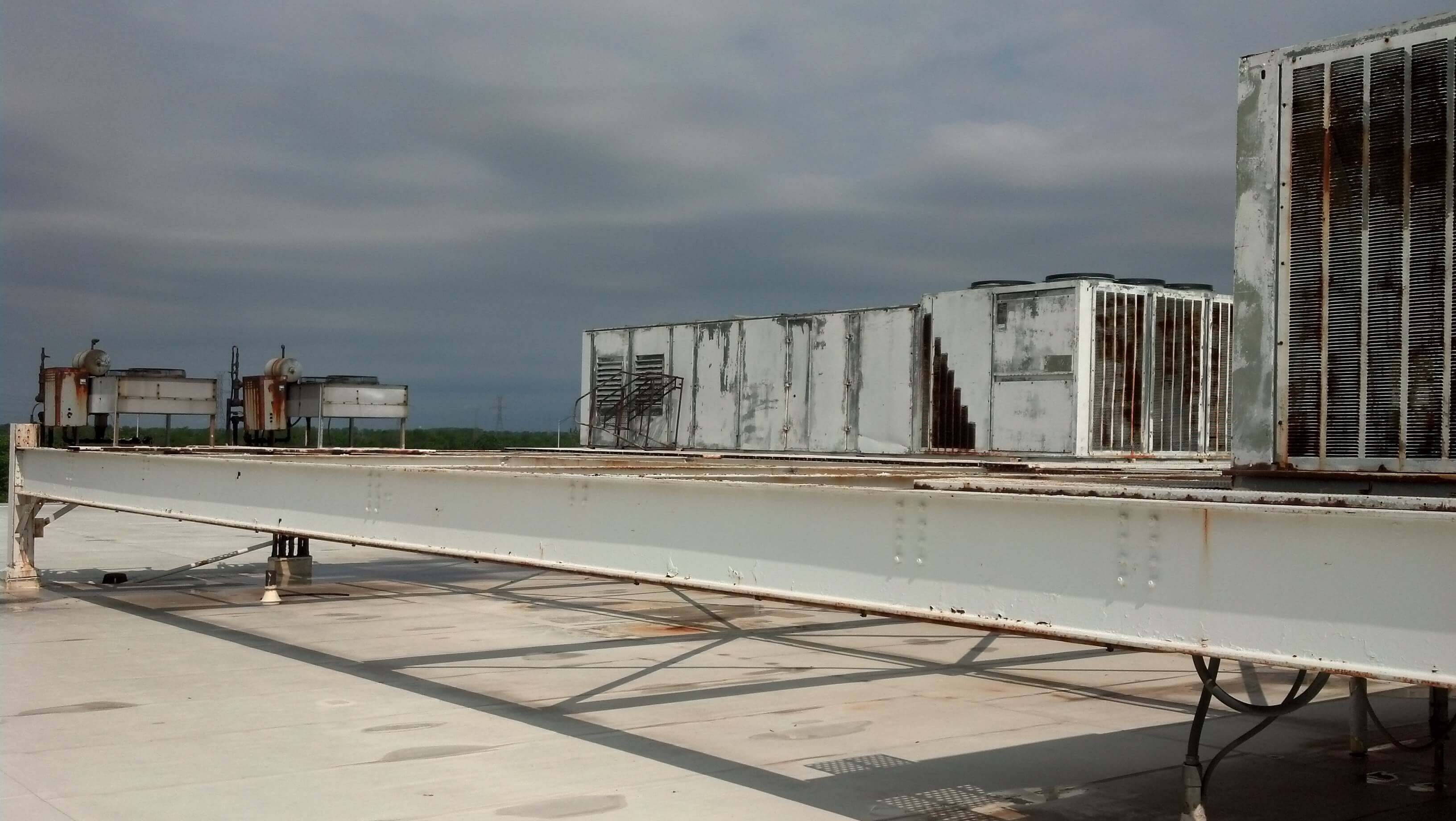 View from the top of the building.