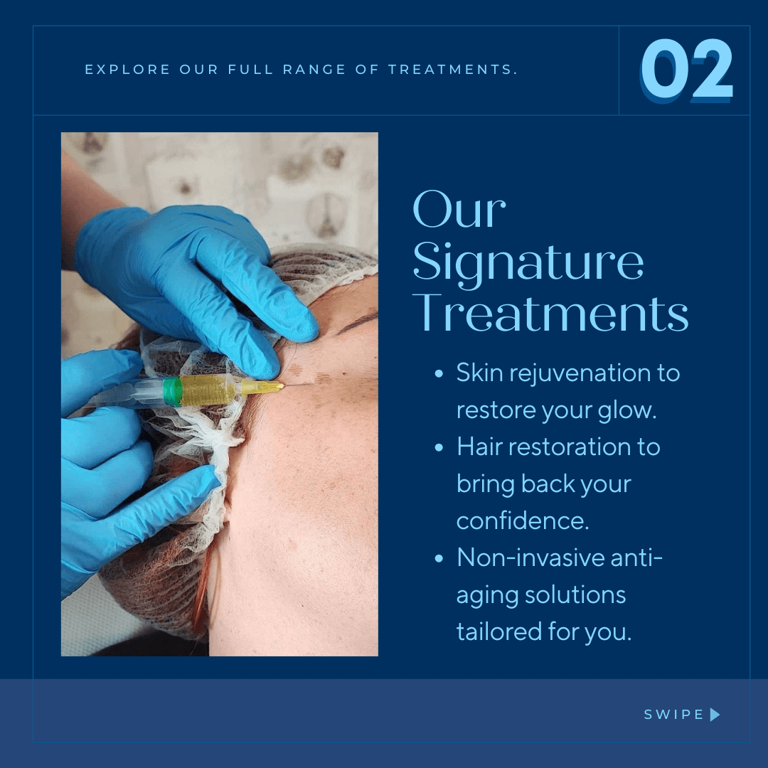 "Helena performing a PRP treatment at Helena Aesthetics Clinic in Middlesbrough, specializing in non-invasive skin rejuvenation and hair restoration."