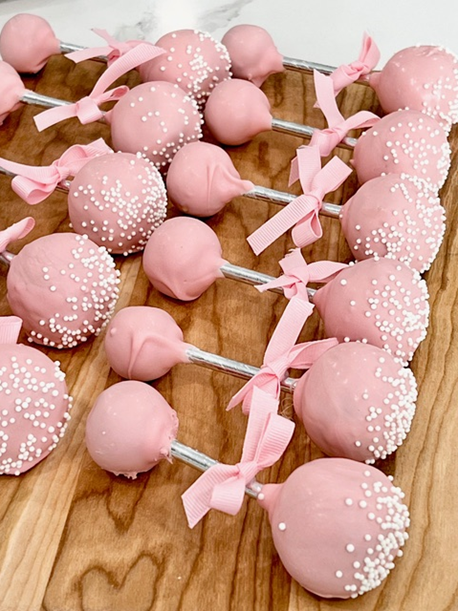 Cake Pop Baby Rattles