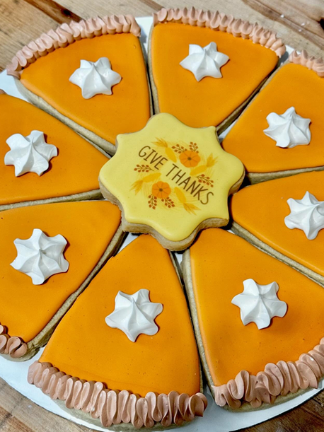 Thanksgiving Sugar Cookie “Pie”