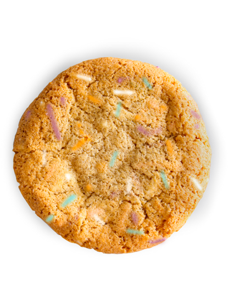 White Chocolate Sprinkle Cookies